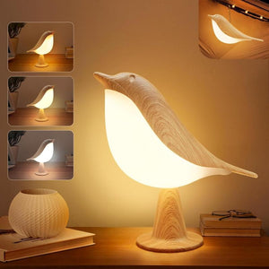 Bird Table Lamp 🐦 – Touch Sensor 3 Color Night Light