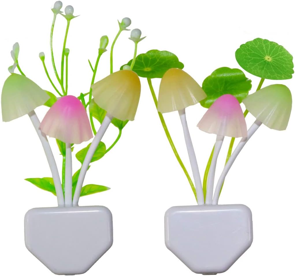 Mushroom LED Night Light | 7 Color Sensor  Auto On/Off | Kids Bedroom | Pakistan