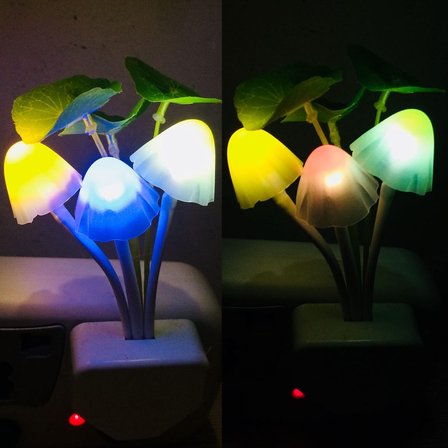 Mushroom LED Night Light | 7 Color Sensor  Auto On/Off | Kids Bedroom | Pakistan