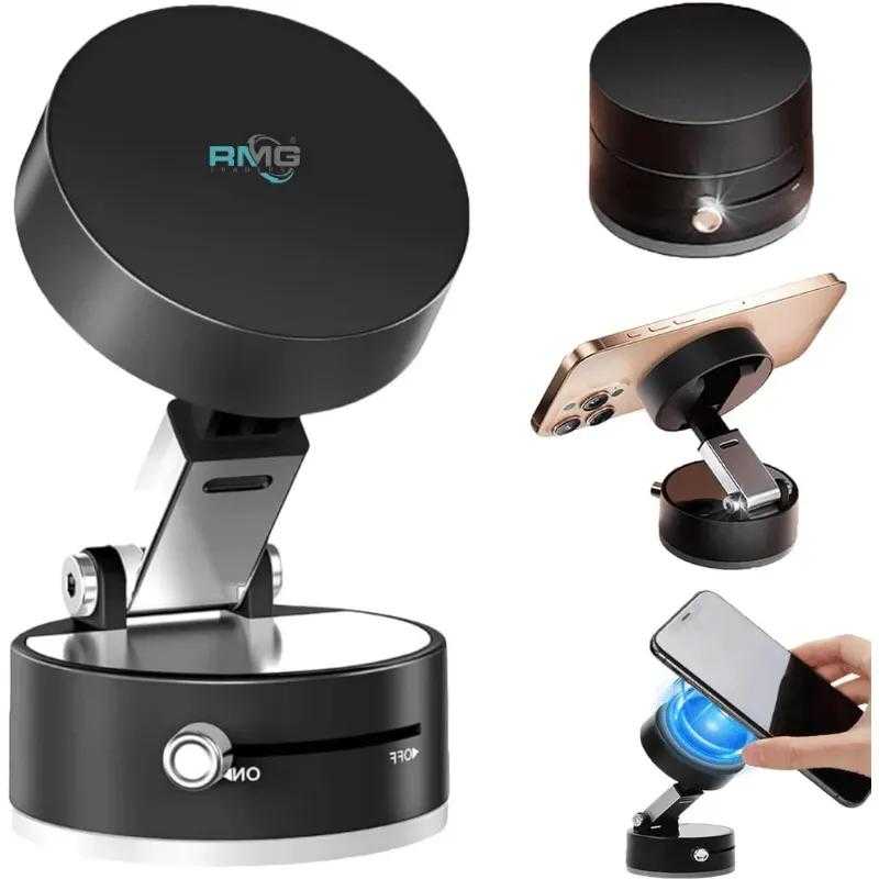 Double Sided Vacuum Magnetic Phone Holder  | 360° Foldable | Car Mirror | Pakistan