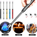 USB Rechargeable Arc Lighter | Metal Hanging Hook | Flameless | COD Pakistan