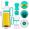 3-in-1 Oil Dispenser 550ml – Spray, Pour & Brush (BPA Free)