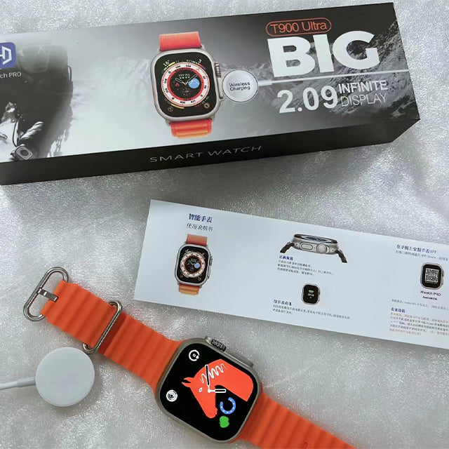 T900 Ultra Smart Watch 49mm | Bluetooth  Calling | Infinite Display | Pakistan
