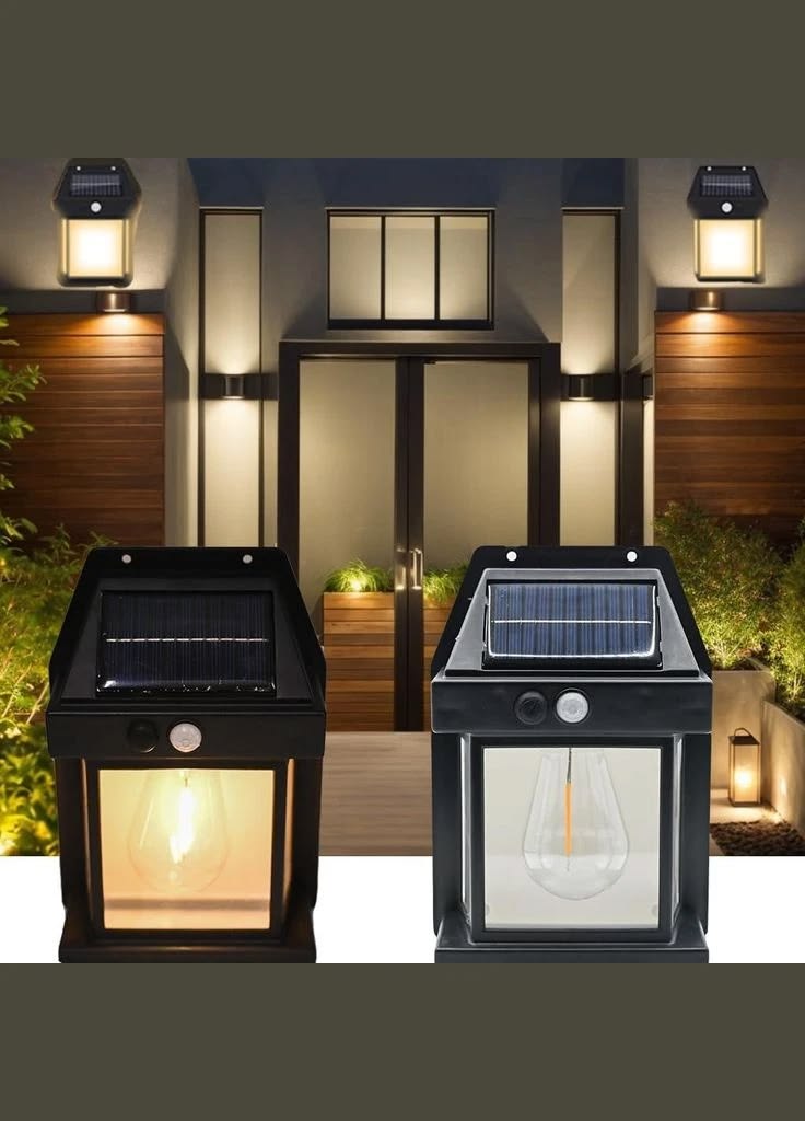 888 LED Solar Motion Sensor Wall Light | Waterproof Outdoor Security Lamp | Solar Powered Garden, Garage & Fence Ligh