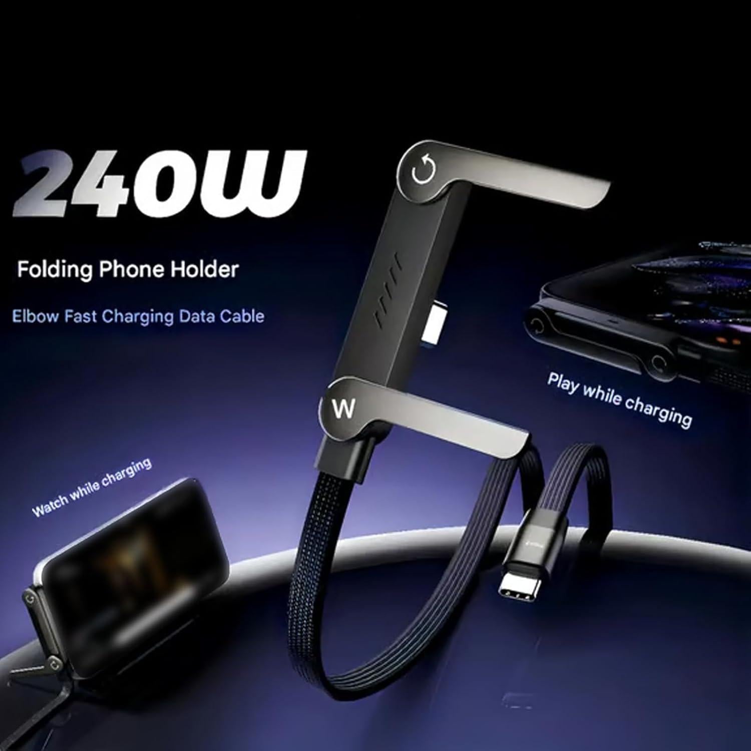 2 in 1 Type C Fast Charging Cable | 66W  Super Fast | Android | Pakistan