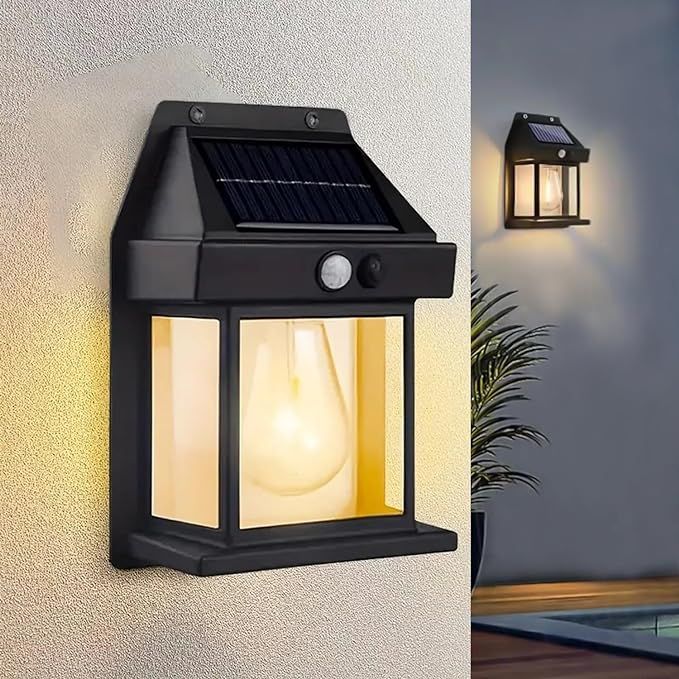 888 LED Solar Motion Sensor Wall Light | Waterproof Outdoor Security Lamp | Solar Powered Garden, Garage & Fence Ligh