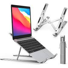 Foldable Metal Laptop Stand | Adjustable  6 Height | Portable | Anti Slip | Pakistan